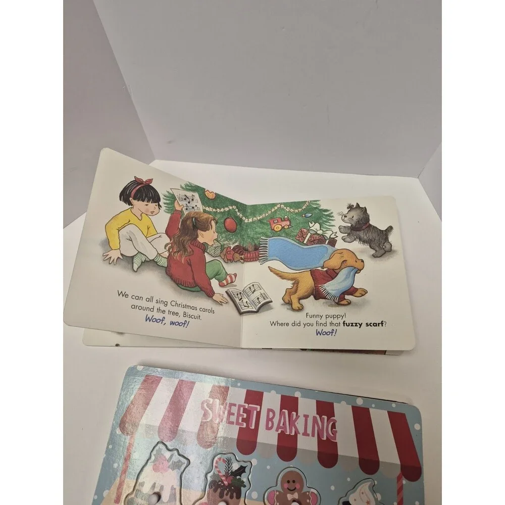 Childrens Christmas Puzzels (Two) Plush Christmas Puppy BOARD BOOK